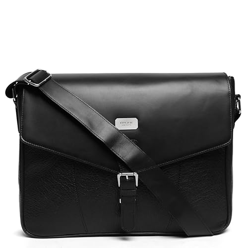 plain black side bag