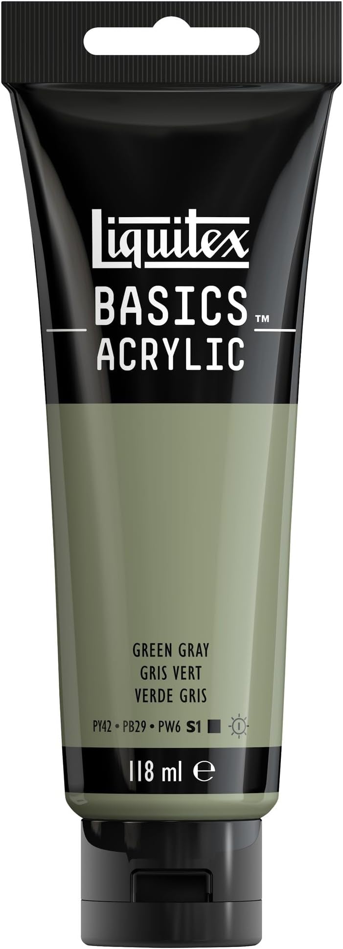 Liquitex Basics Acrylic Paint Green Gray 118 ml