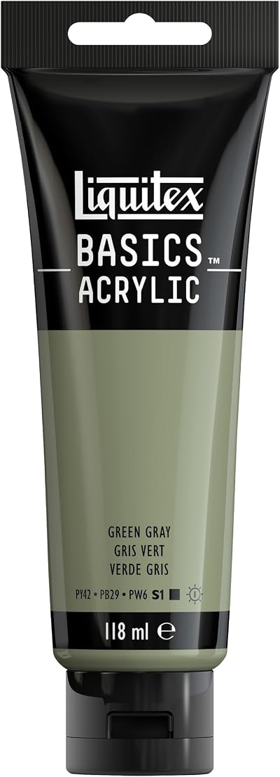 Liquitex Basics Acrylic Paint Green Gray 118 ml