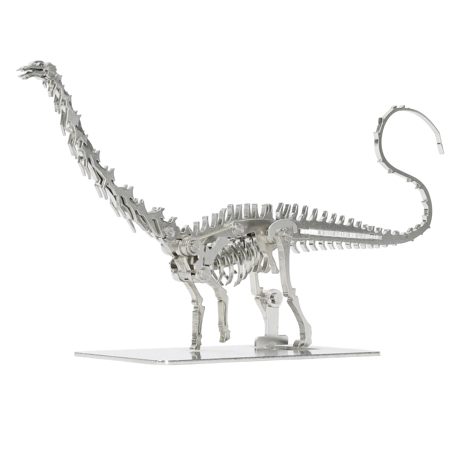 Kolotesame Diplodocus 3D Metal Puzzle Wolf Model for Adults, DIY Dinosuar Skeleton Building Kit, Immersive Creative Puzzle Model for Men or 3D Building Enthusiasts Gift