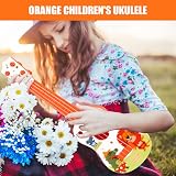 JOAASU Kids Ukulele Toy 41cm 4 Adjustable Strings Cartoon Guitar Toddler Gift view 5