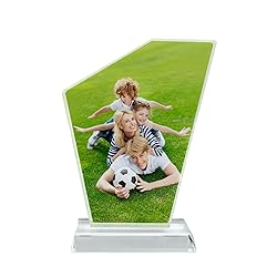 Ismosm Sublimation Blanks Crystal Tabletop Decor