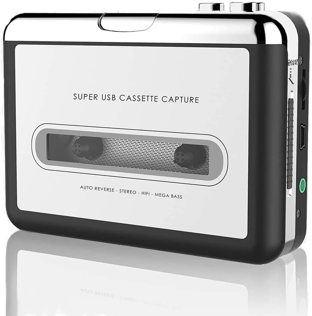 HAL Reproductor de Cassette Portátil, Convertir Audio Cassette a MP3