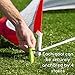 GoSports Foldable Pop Up Soccer Goal Nets, Set of 2, With Agility Training Cones and Portable Carrying Case for Kids & Adults (Choose from 2.5', 4' and 6' sizes)