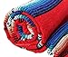 El Paso Designs Traditional Mexican Blanket | Artisanal Boho Blanket | Authentic Hand Woven Serape Perfect for Camping, Yoga, Beach, Picnic or Home Decor | (Red)