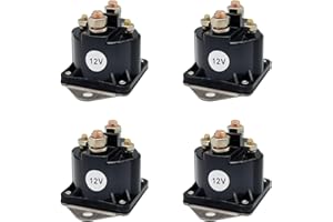 AUTO OCCASION Winch Solenoid Relay 12V Replacement for WARN XD9000 XD9000i XD XCi 9.5ti 72631 28396 440262 546-033 WS487 15400 SAZ4201GL 4Pack