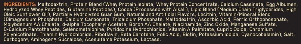 Optimum Nutrition Pro Gainer Weight Gainer Protein Powder,Vitamin C and Zinc for Immune Support, Double Rich Chocolate, 10.19 Pounds (Packaging May Vary): Health & Personal Care