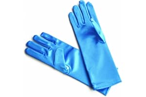 DreamHigh Kids Formal Stretch Satin Long Finger Gloves for Girl Children Party