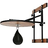 Houseables Speed Bag, Speed Bags for Boxing, Speedbag, Speedbag Platform, Punching Ball, Wall Mount Stand, Adjustable Height, Training Equipment, Wall Mounted Kit, Swivel Ball, Home, Gym, Professional