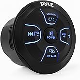Pyle Amplified Wireless BT Audio Controller - 300 Watt Waterproof Rated Marine Receiver Remote Control for Car, Truck, Boat, 4x4, PowerSport Vehicles, Full Range Stereo Sound Reproduction -PLMRBT20