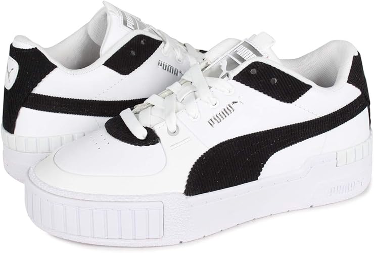 Amazon プーマ Cali Sports Corduroy スニーカー ホワイト 白 01 スニーカー