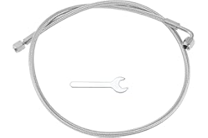 TUCKBOLD AN4 Turbo Oil Feed Line Kit 38" Pressure Remote Turbocharger Oil Drain Return Line with Adapter,Wrench 1 Set