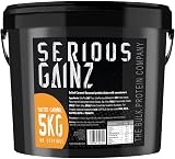 The Bulk Protein Company Serious Gainz 5kg Mass Gainer Salted Caramel