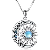 SIMONLY Protection Necklace Sterling Silver Jesus/Virgin Mary/Guadalupe Cross Necklace Mustard Seed Evil Eye Pentagram Amulet Jewelry Christmas Birthday Gifts for Women Men