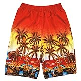 BLLstar Men's Hybrid Boardshorts Coconut Tree Printing - Isla Palms
