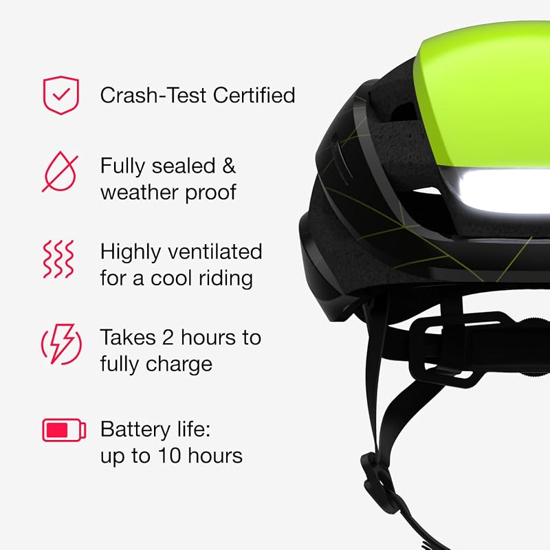 Unisex - Casque Ultra pour Adultes, Limeflux avec MIPS, Taille XL (58 cm-62 cm)