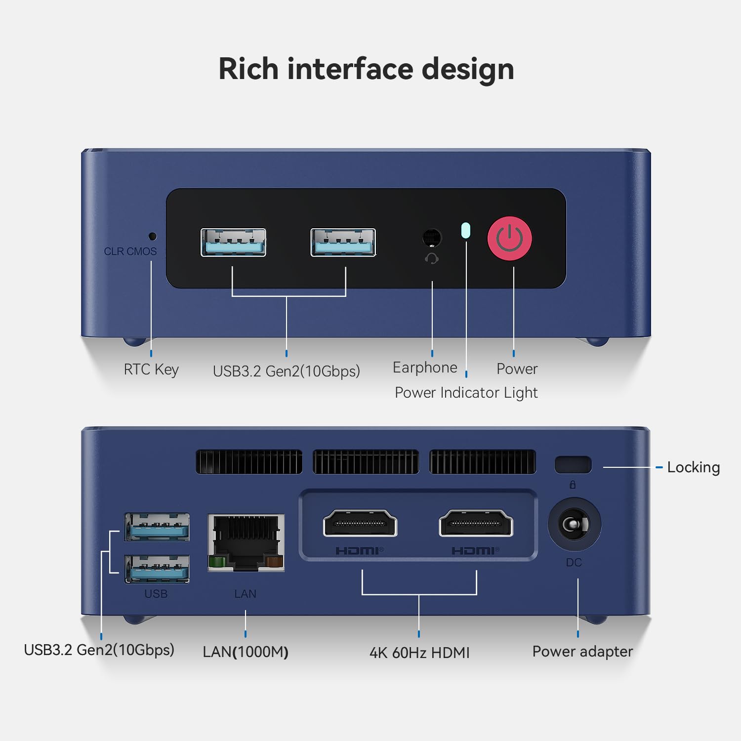 Beelink Mini S13 Pro Mini PC,13 Generation Intel N150 (Up to 3.6GHz) 4C/4T,16GB DDR4 500GB PCle SSD,Micro PC 4K,Dual Display,WiFi6,BT5.2,LAN 1000Mbps,Low Power Mini Computer Support Win 11 Home