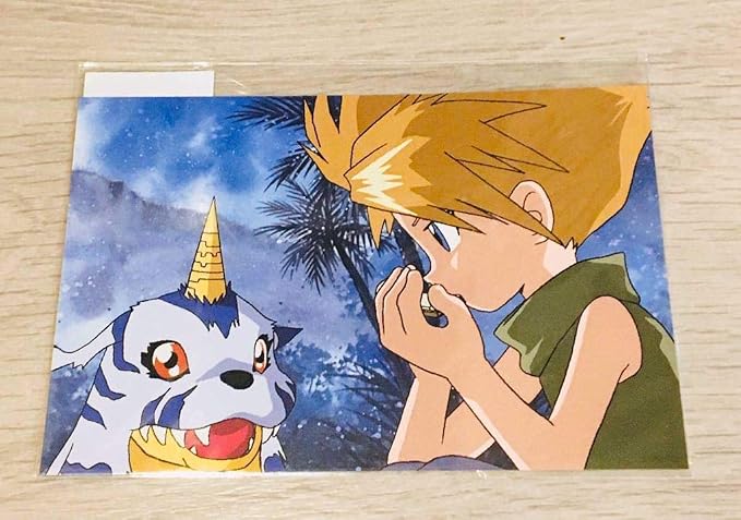 Amazon Co Jp デジモンアドベンチャー Tri ポストカード ヤマト ガブモン 名シーン 3話 ハーモニカ Last Evolution 絆 The Real World ホビー 通販