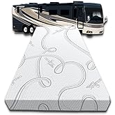 FoamRush 3-Inch Bunk RV Mattress Replacement, Foam Mattress & Cover Options, Gel Memory or High Density Foam, Medium Firm or