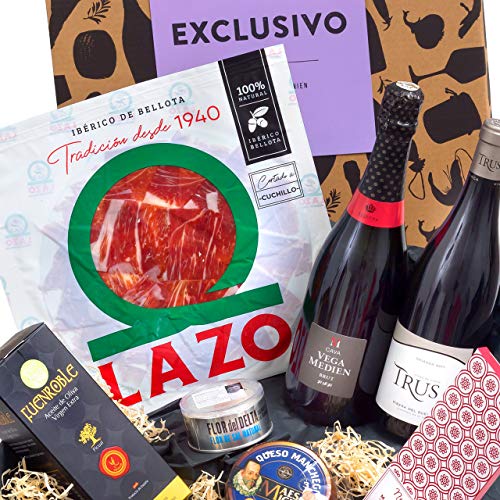 Präsentkorb EXCLUSIVO mit spanischen Spezialitäten - Geschenkkorb gefüllt mit edler Feinkost aus Spanien - ideales Delikatessen Geschenk für Gourmets – Bild 5