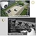 Hykamic Analog CCTV Camera HD 1080P 4-in-1 (TVI/AHD/CVI/CVBS) Security Dome Camera, 2.8mm-12mm Varifocal Lens, True Day & Night Monitoring IP66 (White)