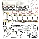 ECCPP Engine Cylinder Head Lower Crankcase Gasket Set fit 01-02 BMW 320i 325xi 330Ci 330xi 525i 530i X5 3.0i Z3 Compatible fit for Head Gaskets Kit