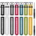 HWHMH 1PC Replacement Silicone Bands with 2PCS Pin Removal Tools for Garmin Fenix 3 (No Tracker, Replacement Bands Only) (Blue)