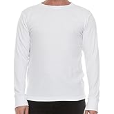 JMR Men’s Thermal Shirt Long Sleeve - Heavyweight 100% Cotton Waffle Weave Top