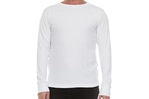 JMR USA INC. JMR Men’s Heavyweight Waffle Thermal Shirt - 100% Cotton Long Sleeve - Wear as Base Layer or Standalone - Warm & Breathable
