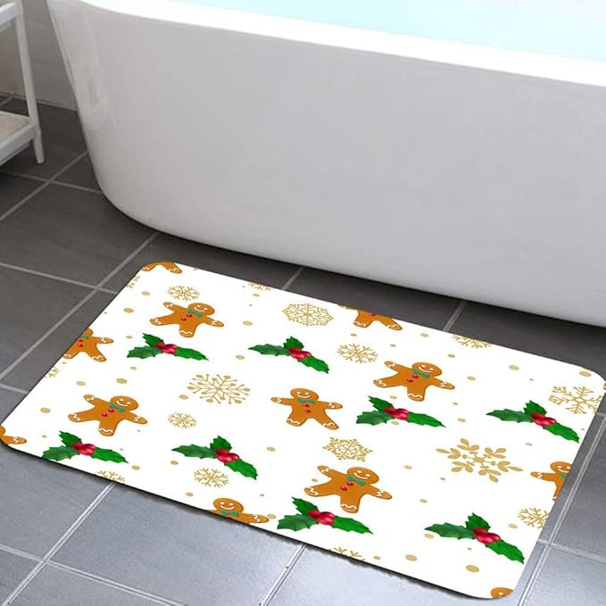 JHDF Festival de Invierno Alfombra de baño Alfombrilla de baño Año