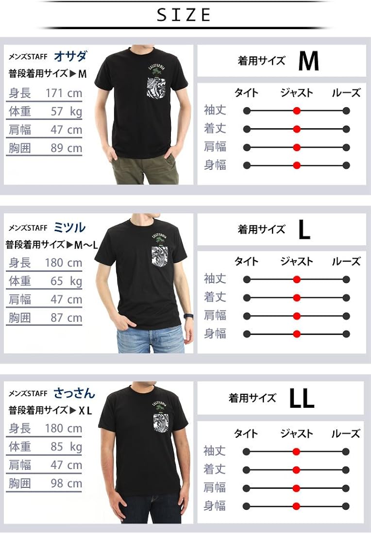 Amazon Joknet リゾート刺繍 ポケット付きtシャツ メンズ トップス ネイビー D柄 L Tシャツ カットソー 通販