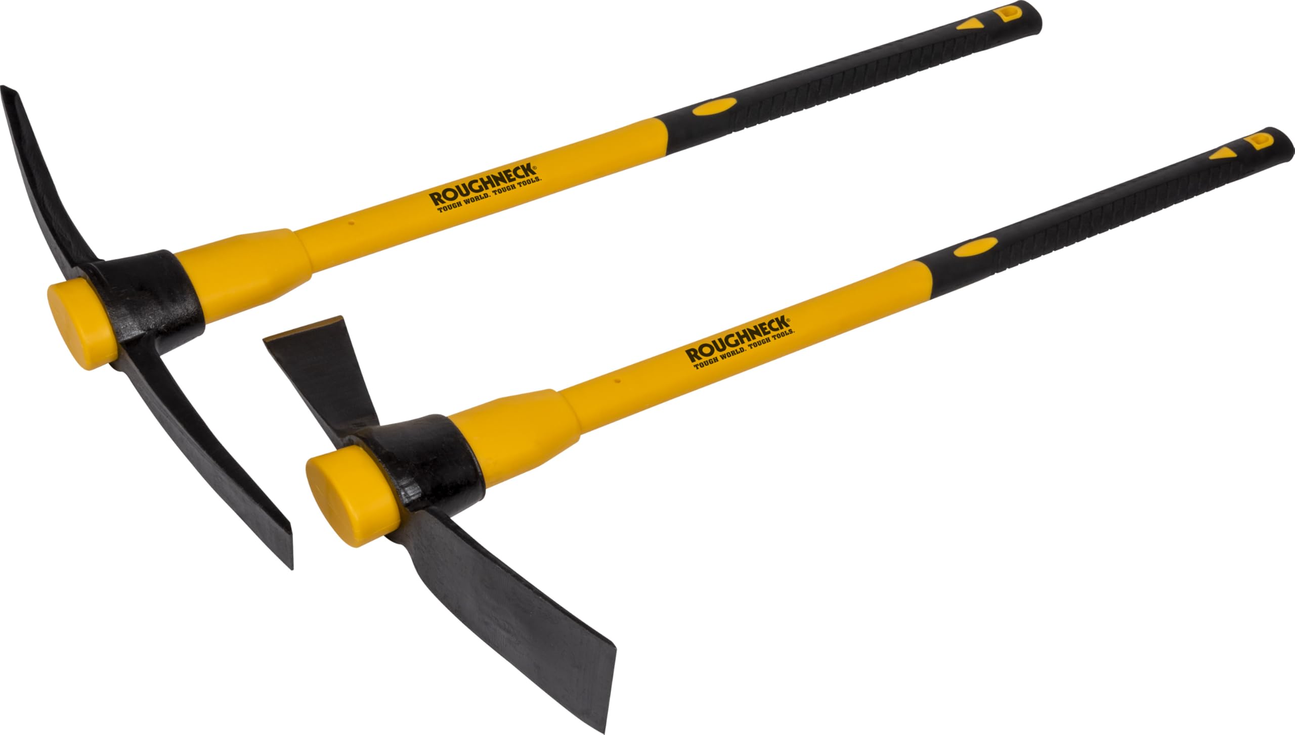 Roughneck ROU64104 Pick Axe & Cutter Mattock 2 Piece Set Including: 1x Pick Axe 1x Cutter Mattock (Both 5lbs/2.3kg)