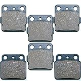 Caltric FRONT & REAR BRAKE Pads Fits SUZUKI LTZ400Z LT-Z400Z QuadSport 400Z 2004