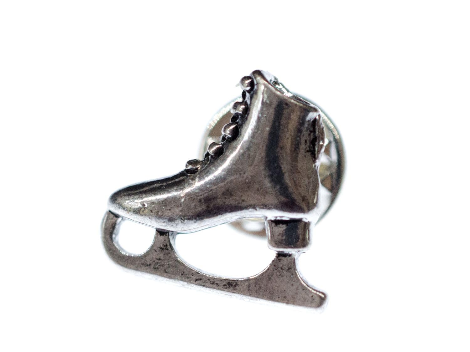 Ice Skates Brooch Miniblings Pin Badge Button Skating Hockey Winter Figure