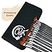 CP Art Watercolor Brushes 15 Piece Acrylic Paint Set – Includes Carrying Case With Brush Stand For Hobby And Face Painting