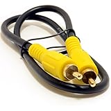 kenable Phono Plug Digital Coaxial SPDIF Audio or Composite Video Cable 0.5m