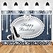 Mocsicka Denim and Diamond Backdrop 7x5ft Vinyl Happy Birthday High Heel Theme Party Photo Booth Backdrops Diamond Decoration Birthday Party Banner Photography Background