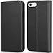 iPhone 6S Plus Case iPhone 6 Plus case ZOVER Genuine Leather Case Wallet Cover with Kickstand Feature Card Slots & ID Holder and Magnetic Clasps for iPhone 6 Plus iPhone 6S Plus Black