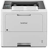 Brother Laser Printer, Monochrome Duplex Wireless Printer, HL-6210DW | 520-sheet tray, 100-sheet multipurpose feed, Gigabit Ethernet, and dual-band wireless for a black and white printer