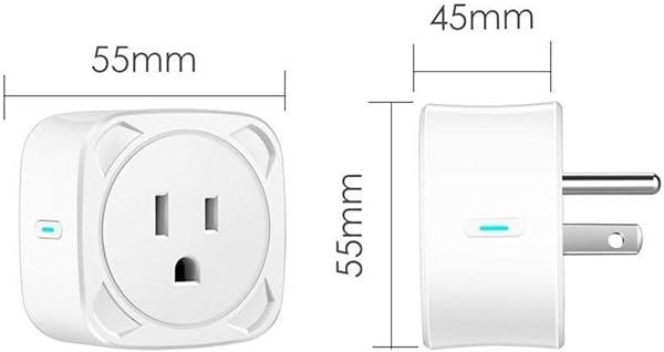 Tragbar WIFI Wireless Remote Sockel Smart Timer Stecker Sprachsteuerung USEUUK Home Fire Brandschutz PC Smart Power Sockel USEUUK Stecker Mini WiFi Buchse Bundle US