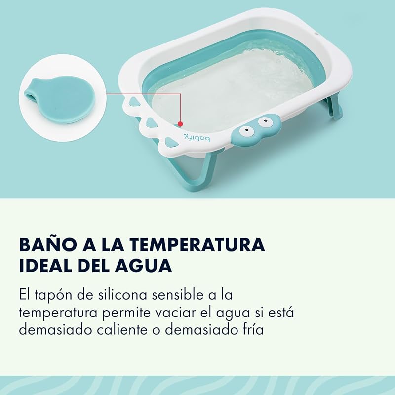 Banheira de banho de bebé dobrável sem almofada
