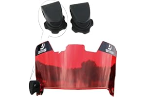 DUTYBOD Football Visor Football Shield, Clear Football Visors for Helmet Scratch-Resistant, Fits Adult & Youth Football Helmets