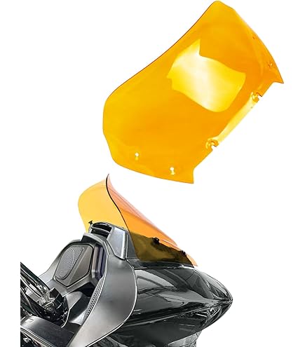 thumbnail image 2 of PMMA 8" Red Windshield Windscreen For Harley 15-23 Road Glide 2 of 13