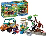 Playmobil Animals & Friends Zookeeper with Vehicle 72072 Tiger Head Design