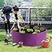 pannow Raised Garden Bed, Fabric Raised Planting Bed Round Garden Grow Bag for Herb Flower Vegetable Plants (Dia 24” x H 8”, Purple)thumb 4