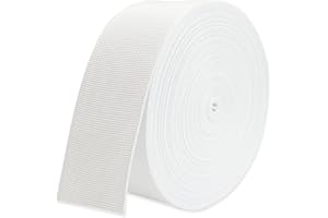 ZHFMLY Wide Webbing Straps for Replacement Lawn Chair 2inch 12 Yards Heavy Polyprorylene Straps for Outdoor DIY Gear Repair Pet Collars Decorative Webbing Straps for Crafts Bags