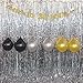 GOER cheers to 30 years and Champagne Glasses Gold Glitter Banner for 30th Birthday Party Decorations