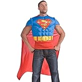 Superman Muscle Chest Top with Cape Costume