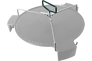 OLIGAI Plate Setter Lifter XLarge Big Size Green Egg Accessories Cast Iron Plate Setter Lifter Fit XLarge Big Size Green Egg,Heat Deflector Lifter for Big Size Green Egg,BBQ Indirect Cooking Tool Lifter
