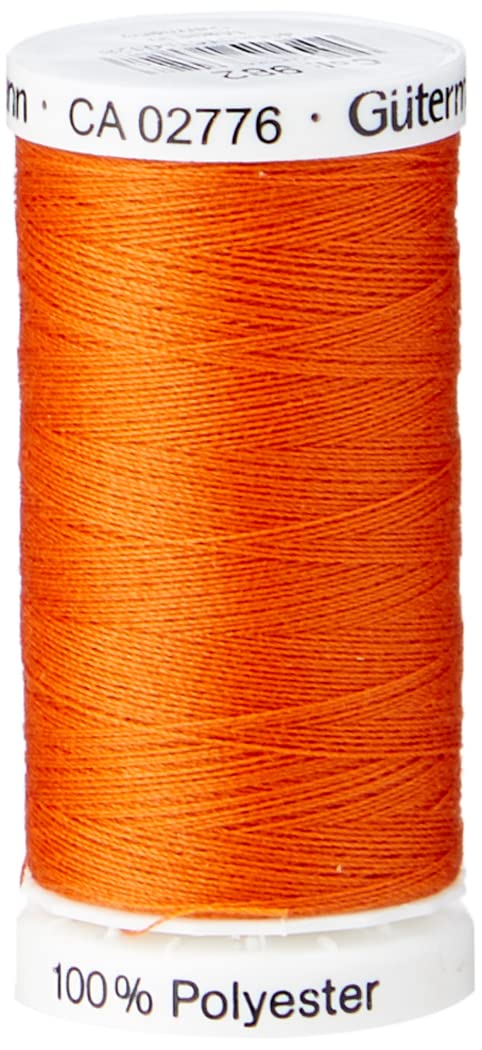 Gutermann Sew All Polyester Thread, 250Mtr, Orange Dusk (0982)